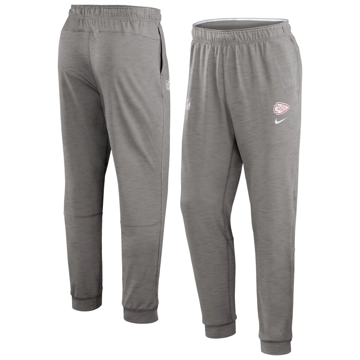 

Мужские спортивные брюки Nike Heather Charcoal Kansas City Chiefs 2023 Sideline Performance