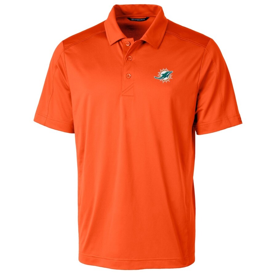 

Поло с коротким рукавом Cutter & Buck Miami Dolphins, оранжевый