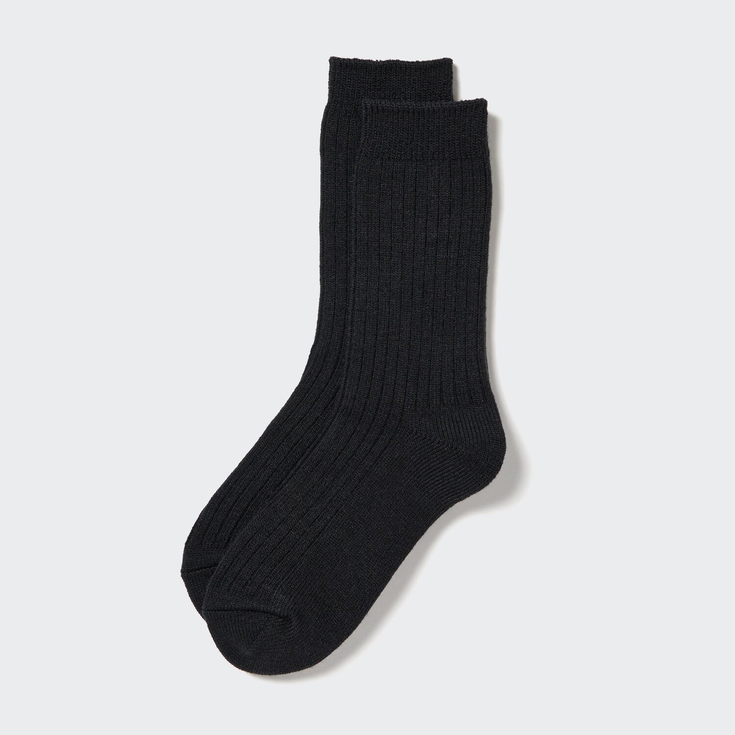 

Носки Heattech (в рубчик) UNIQLO, черный