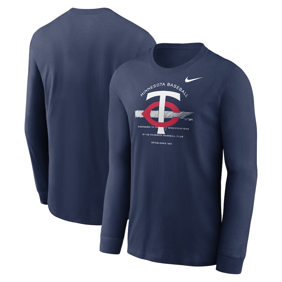 

Футболка с длинным рукавом Nike Minnesota Twins, нави