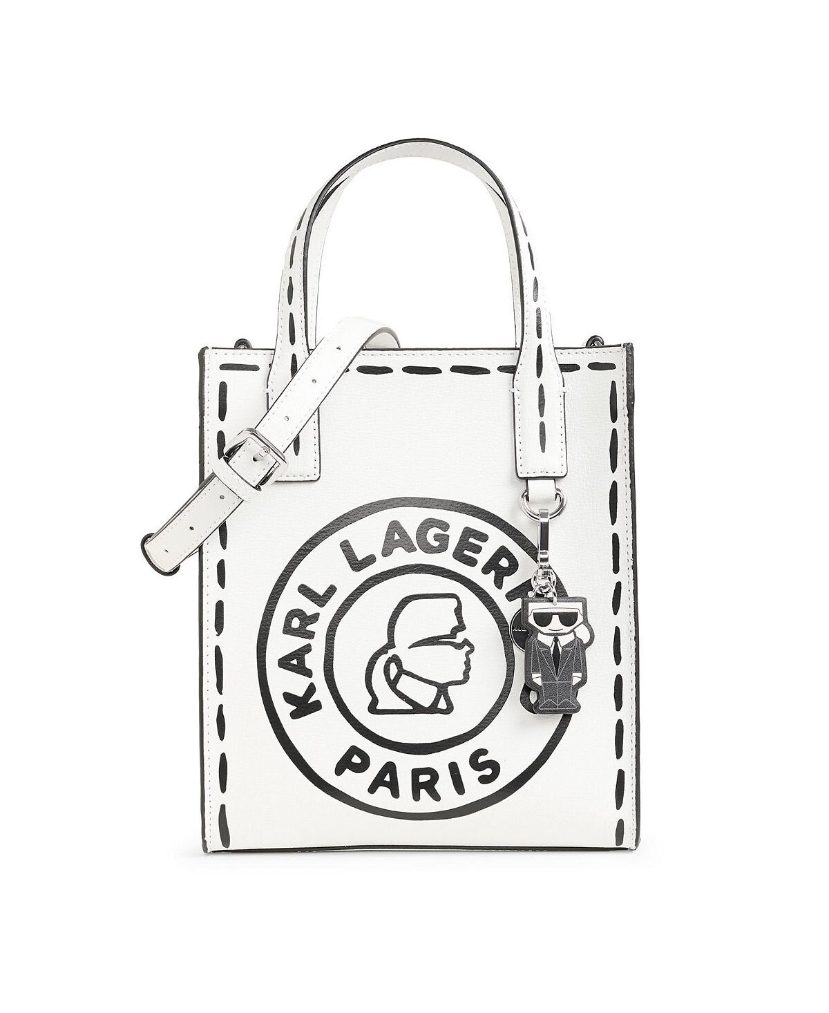 

Маленькая кожаная большая сумка в стиле модерн KARL LAGERFELD PARIS