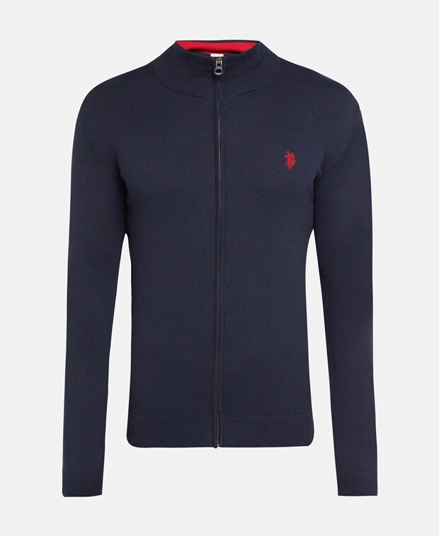 

Кардиган U.S. Polo Assn., темно-синий