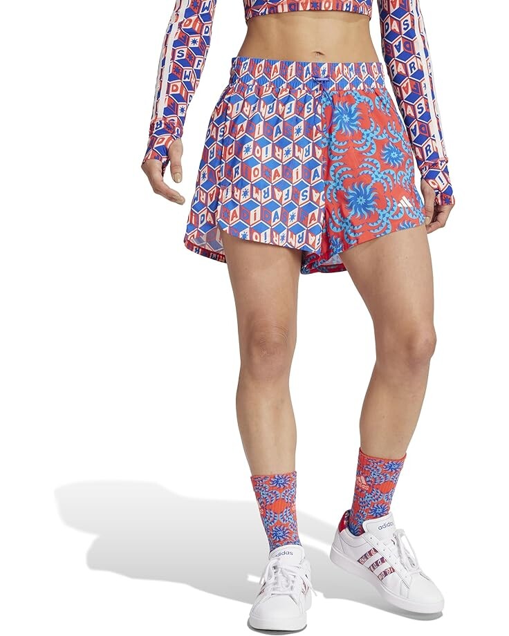 

Шорты adidas Farm Pacer Shorts, цвет Bright Red/Signal Cyan