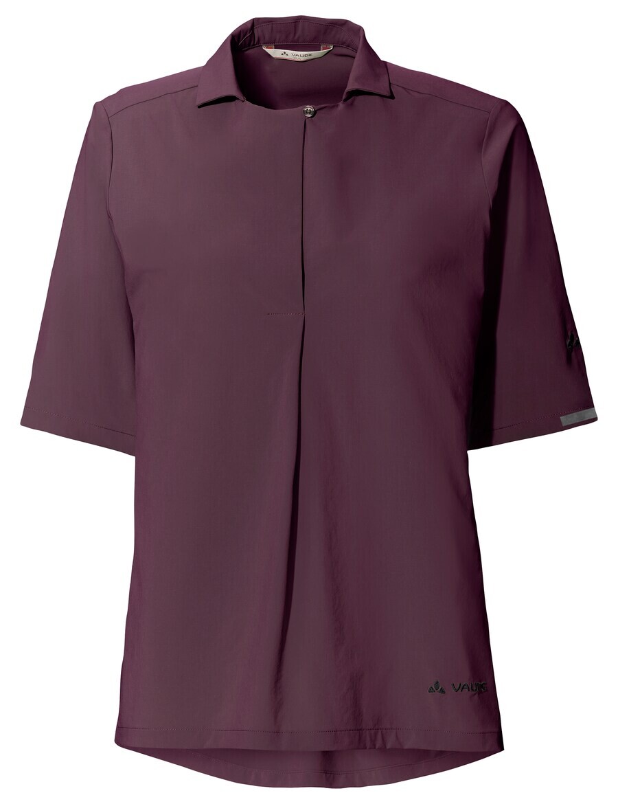 

Спортивная футболка VAUDE Athletic Button Up Yaras, цвет Aubergine