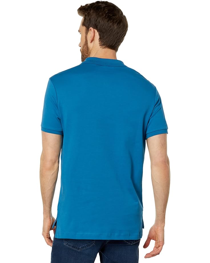 Поло U.S. POLO ASSN. Interlock Core Polo Shirt, цвет Blue Sapphire/Azure Blue цена и фото