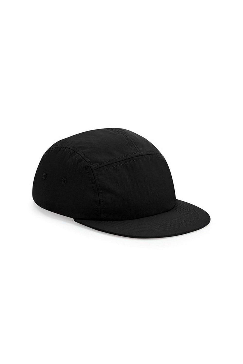 5-панельная кемперная кепка Beechfield, черный