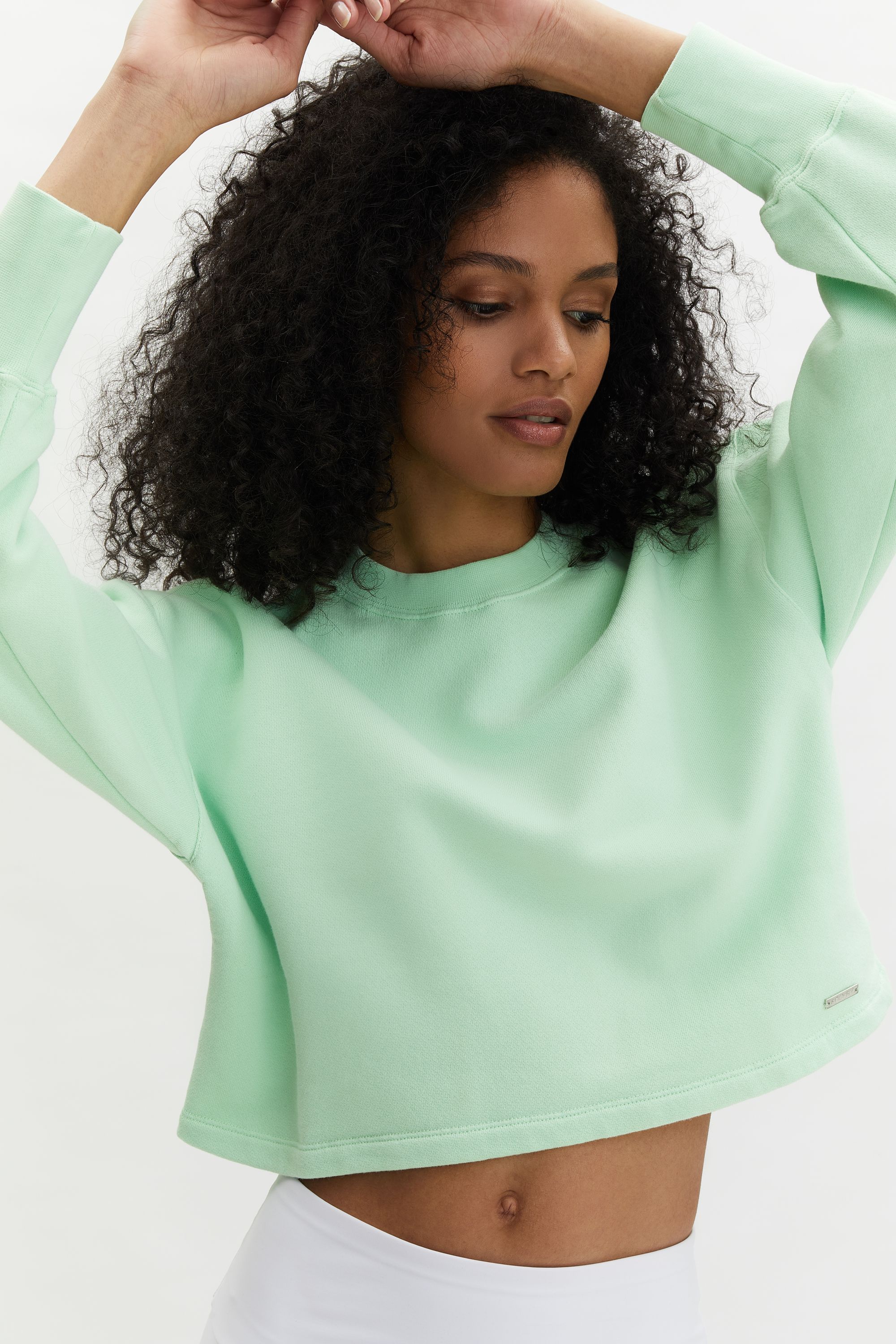 цена Толстовка ADLYSH Hideaway Sweater, цвет Pastel Green