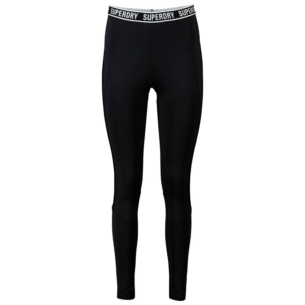 

Леггинсы Superdry Train Branded Elastic, черный