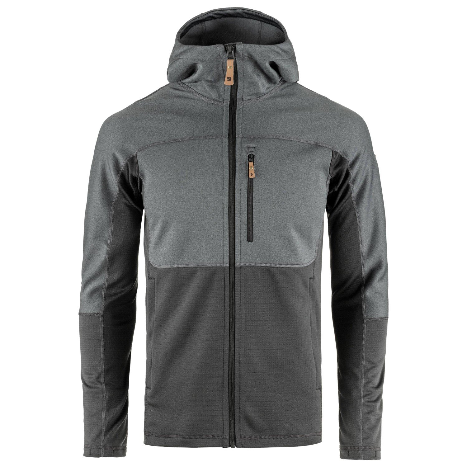 Флисовая жилетка Fjällräven Abisko Trail Fleece, цвет Iron Grey/Grey