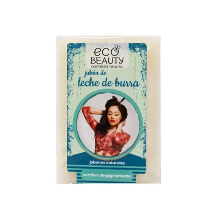 Мыло Jabón Leche de Burra Ecobeauty, 100 gr knossos мыло натуральное кусковое оливковое с ослиным молоком 100 г