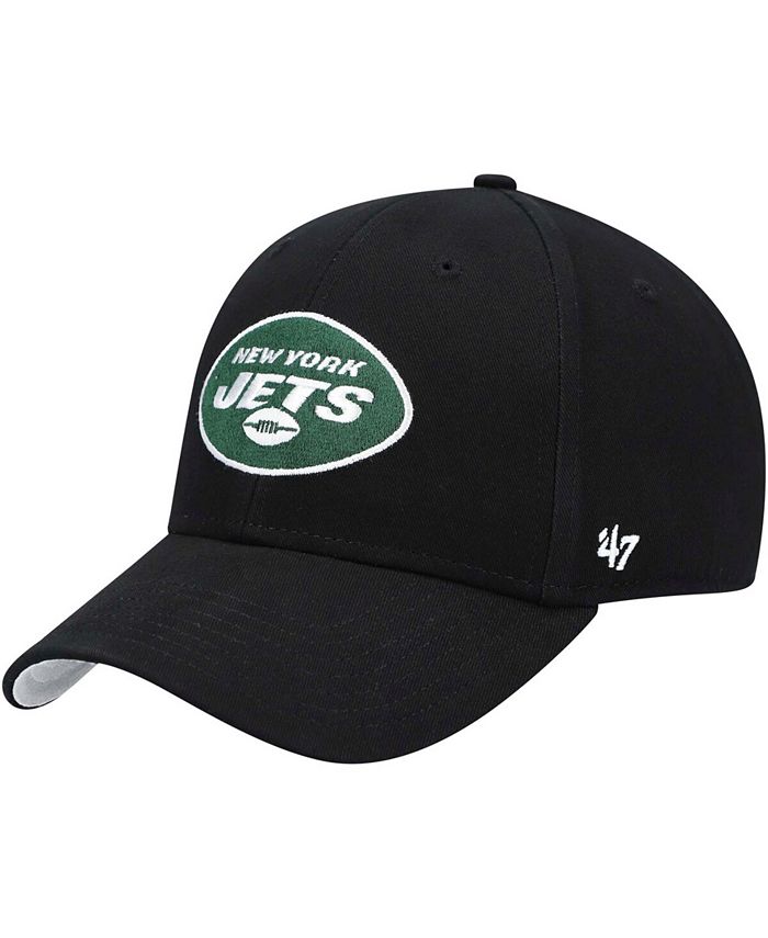 цена Черная регулируемая кепка Little Boys and Girls New York Jets Basic Team MVP '47 Brand, черный