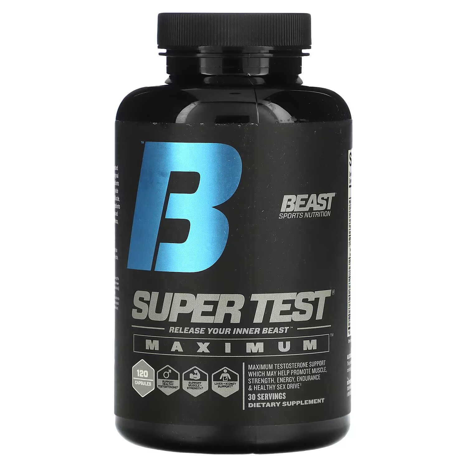 

Пищевая добавка Beast Super Test Maximum, 120 капсул