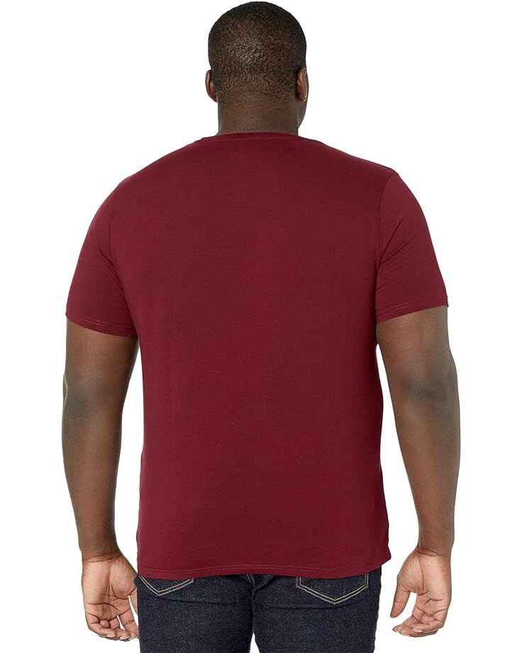 

Футболка Johnny Bigg Big & Tall Essential Crew Neck Tee, цвет Wine