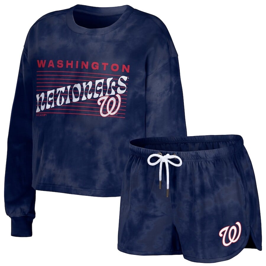 

Пижамный комплект WEAR by Erin Andrews Washington Nationals, нави