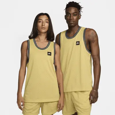 

Футболка Nike SB Basketball Skate Jersey, цвет Saturn Gold/Bronzine