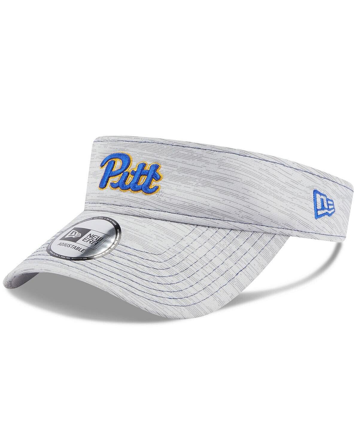 

Мужские серые регулируемые козырьки с логотипом Pitt Panthers New Era