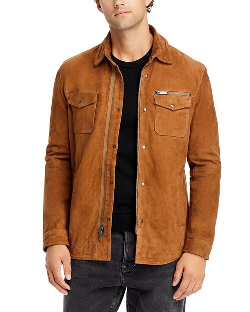 

Замшевая куртка Star USA Camel Shilo John Varvatos, цвет Brown