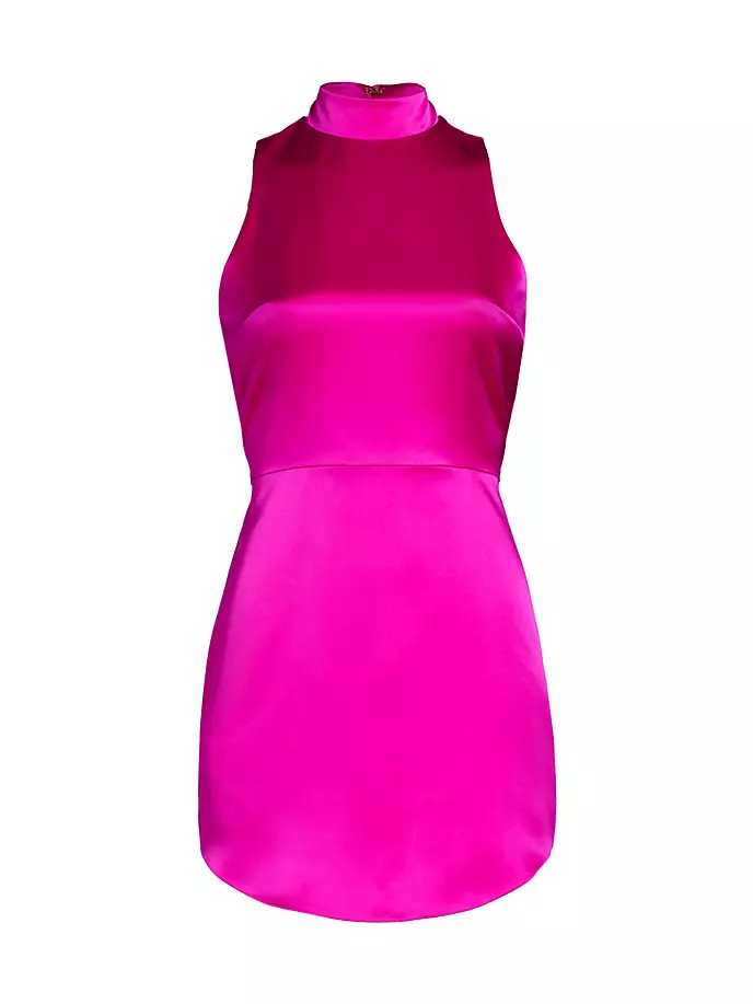 Шелковое мини-платье Marshall Amanda Uprichard, пурпурный hocking amanda wake