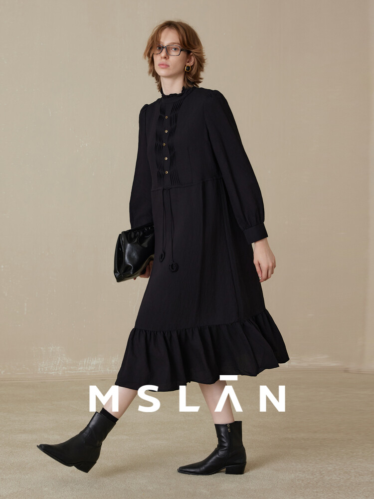 

Платье Mslan зимнее, черный