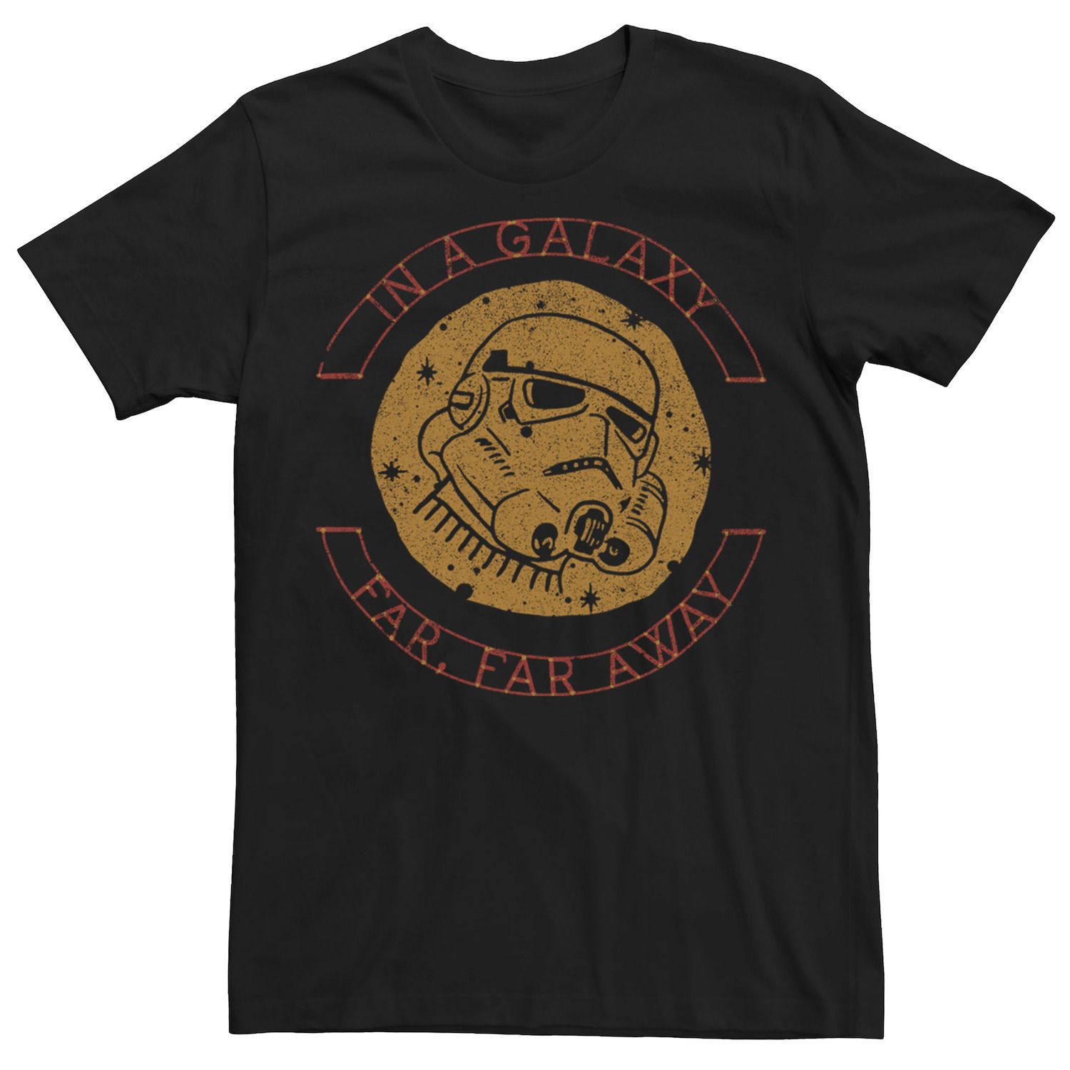 Мужская футболка с рисунком «Звездные войны: Далеко-далеко» Licensed Character доля с далеко далеко
