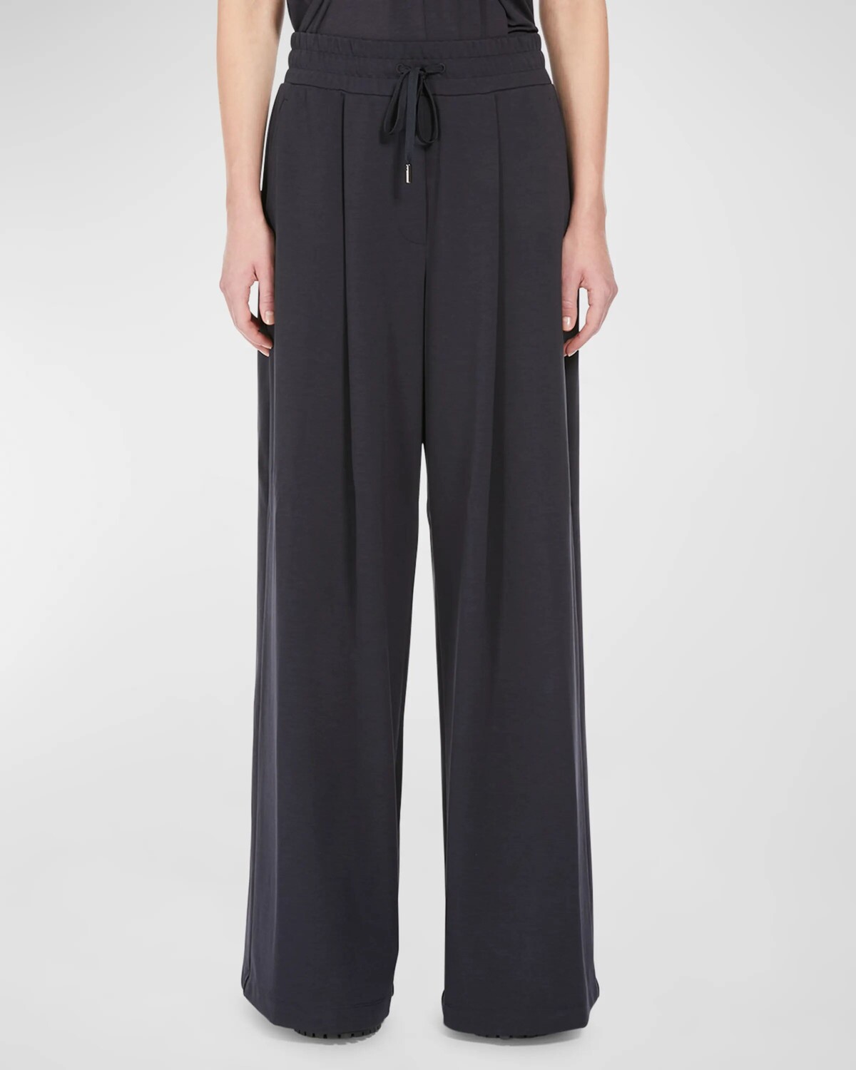

Romagna Широкие брюки со складками Weekend Max Mara, цвет Navy