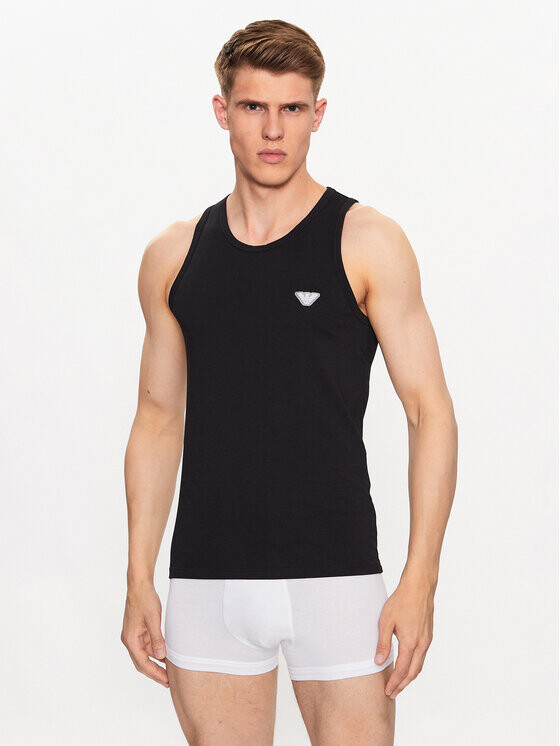 

Пижамная футболка стандартного кроя Emporio Armani Underwear, черный
