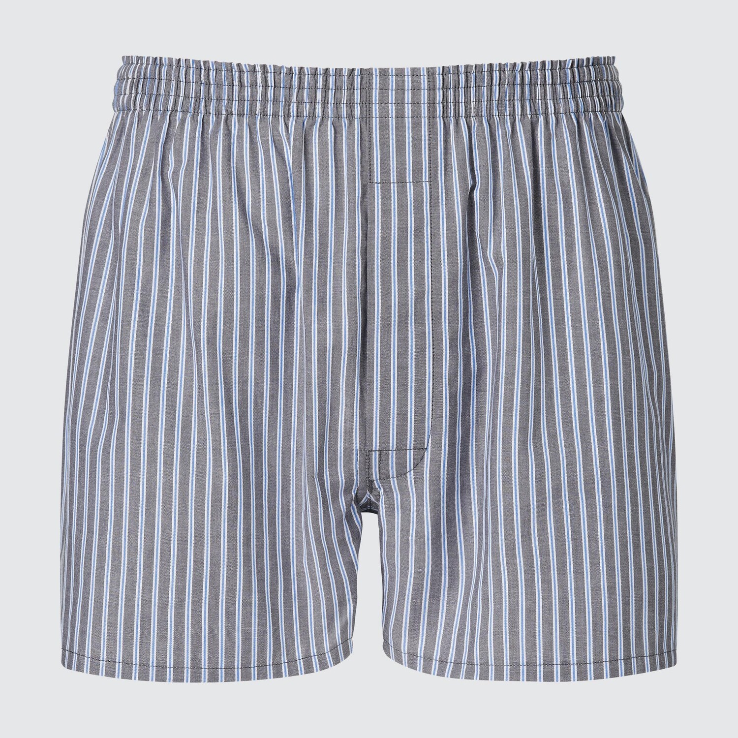 

Тканые полосатые боксеры Uniqlo, синий