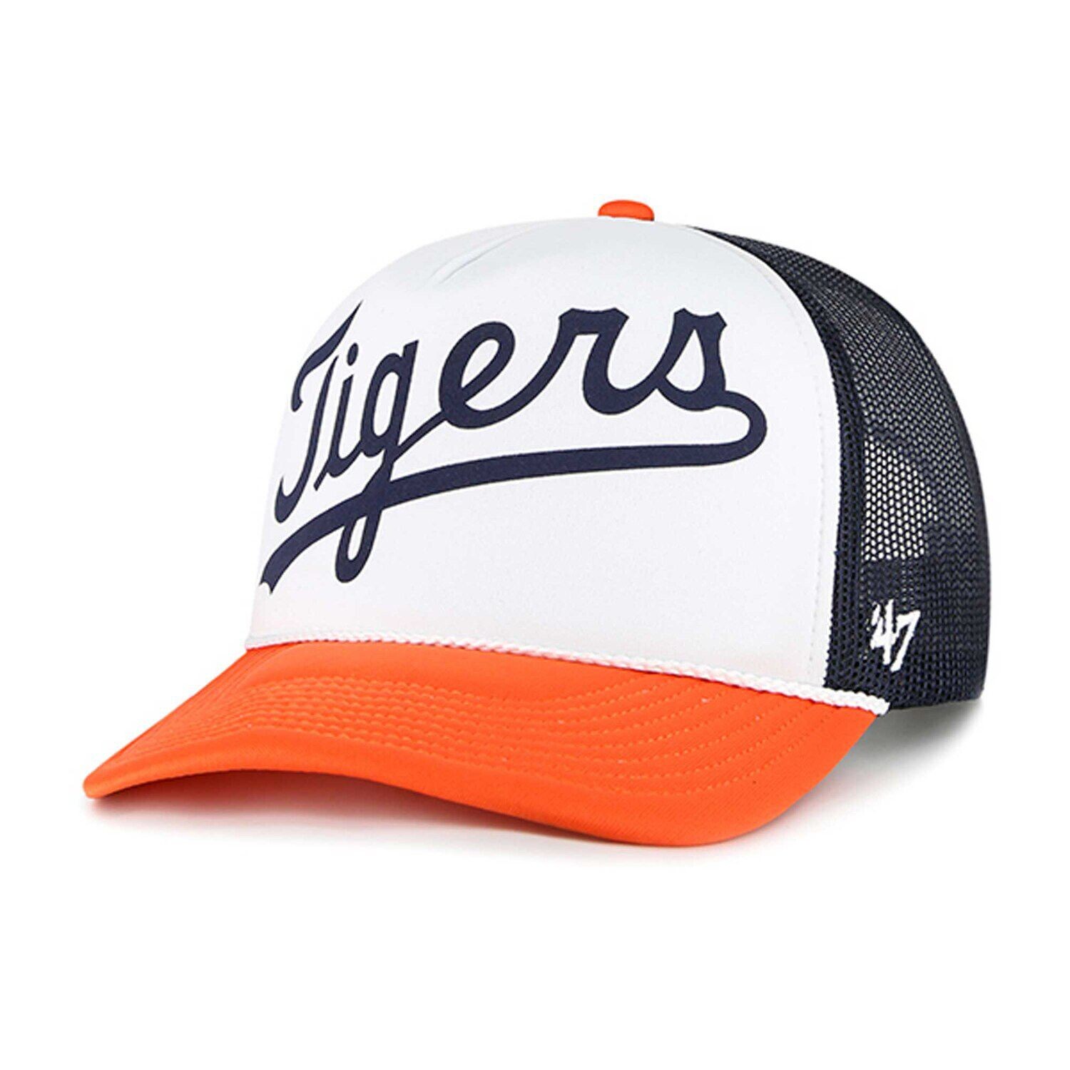 

Мужская белая кепка '47 Detroit Tigers из пеноматериала с надписью Trucker Snapback