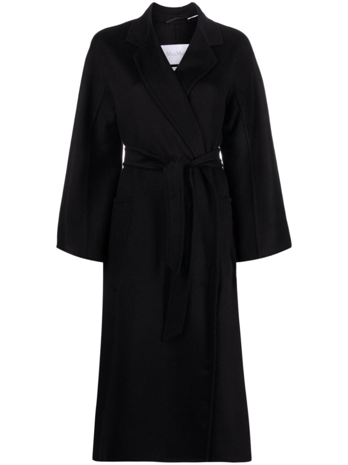 

Max Mara кашемировое пальто с запахом, черный