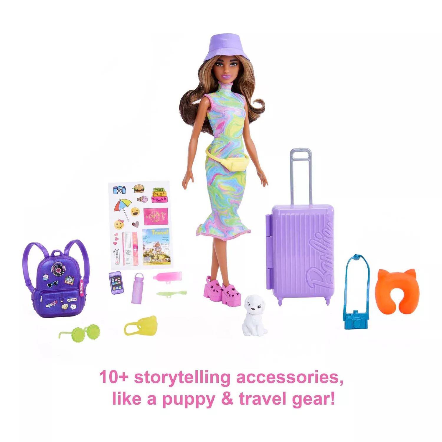 

Дорожный набор Barbie Doll and Accessories с куклой Терезой и щенком Barbie