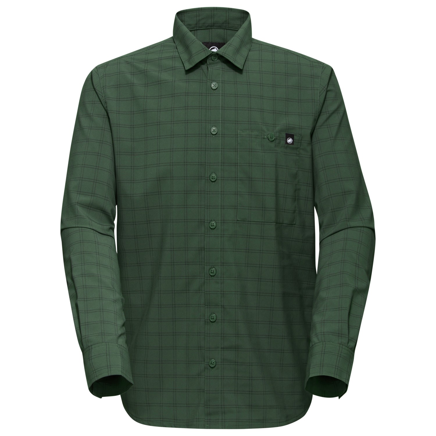 цена Рубашка Mammut Lenni Longsleeve Shirt, цвет Woods/Black