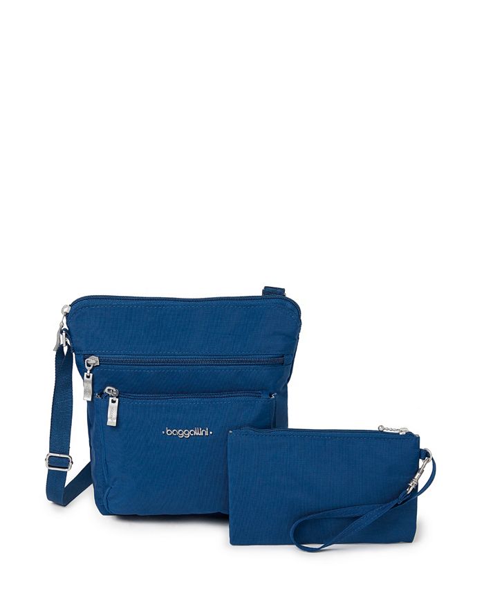 цена Женская карманная сумка через плечо Baggallini, синий