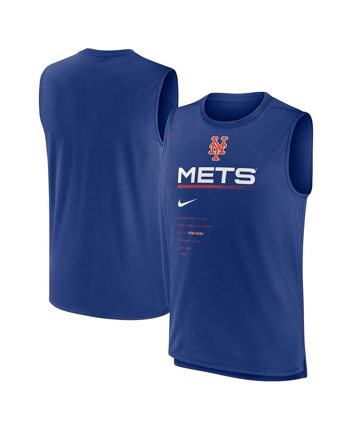 Мужская майка Royal New York Mets Exceed Performance Nike мужская камуфляжная футболка new york mets team pro standard