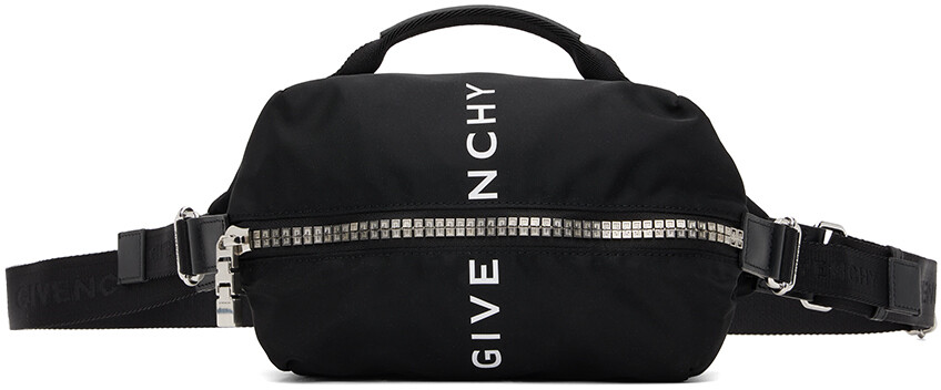 

Черный клатч на молнии с логотипом G-Zip Givenchy
