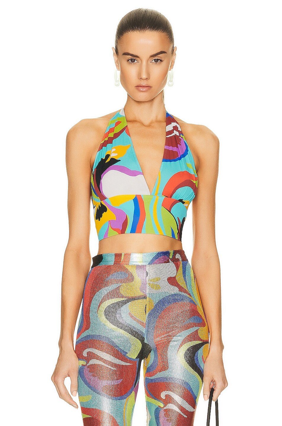 

Топ Etro Triangle Bikini, цвет Multicolor