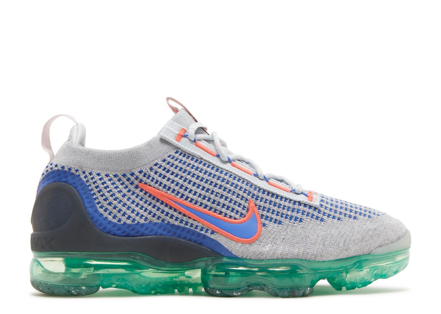 

Кроссовки Nike Air Vapormax 2021 Flyknit 'Wolf Grey Medium Blue', серый