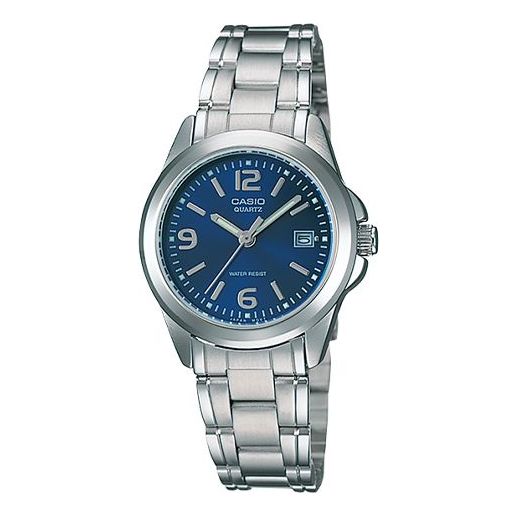 Часы CASIO Quartz Waterproof Blue Analog, синий цена и фото