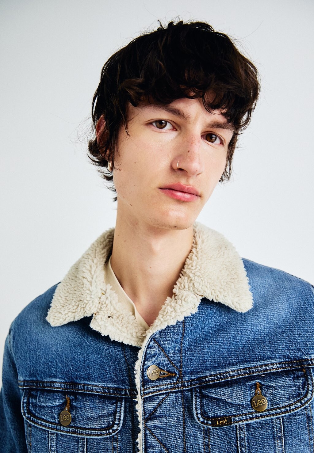 

Джинсовая куртка JACKET Lee, светло-голубой деним