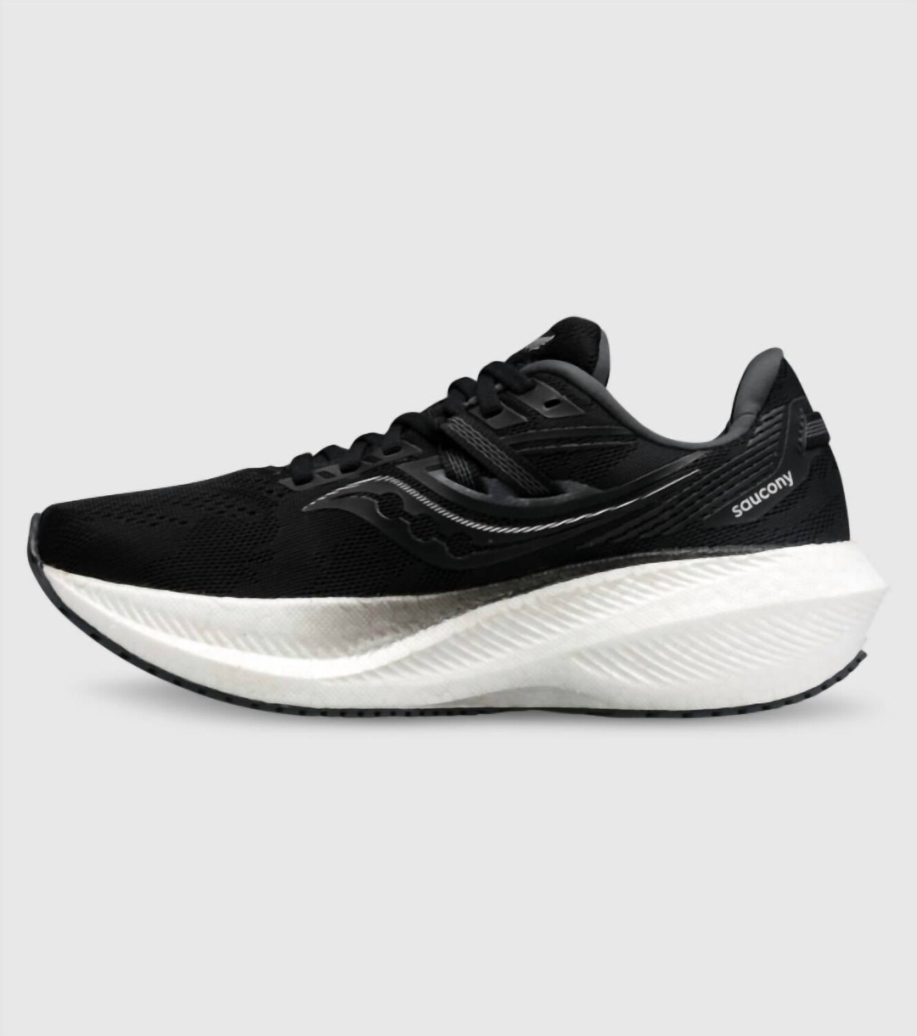 

Мужские кроссовки Triumph 20 черного/белого цвета Saucony, Черный, Мужские кроссовки Triumph 20 черного/белого цвета Saucony