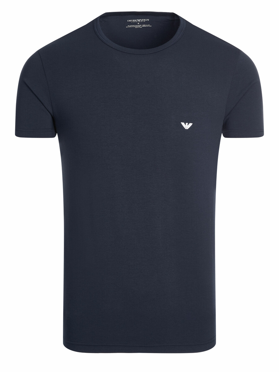

Футболка Emporio Armani, белый/синий