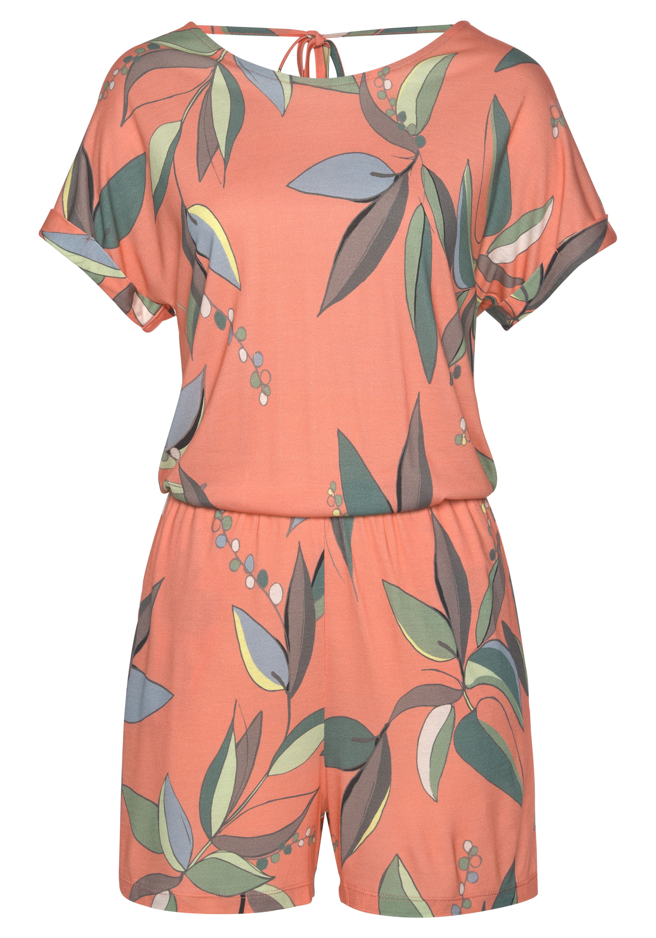 Комбинезон s.Oliver Kurz, цвет koralle bedruckt платье s oliver jersey цвет koralle bedruckt