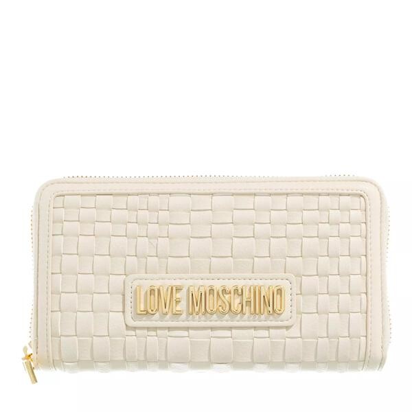 

Кошелек slg woven Love Moschino, бежевый