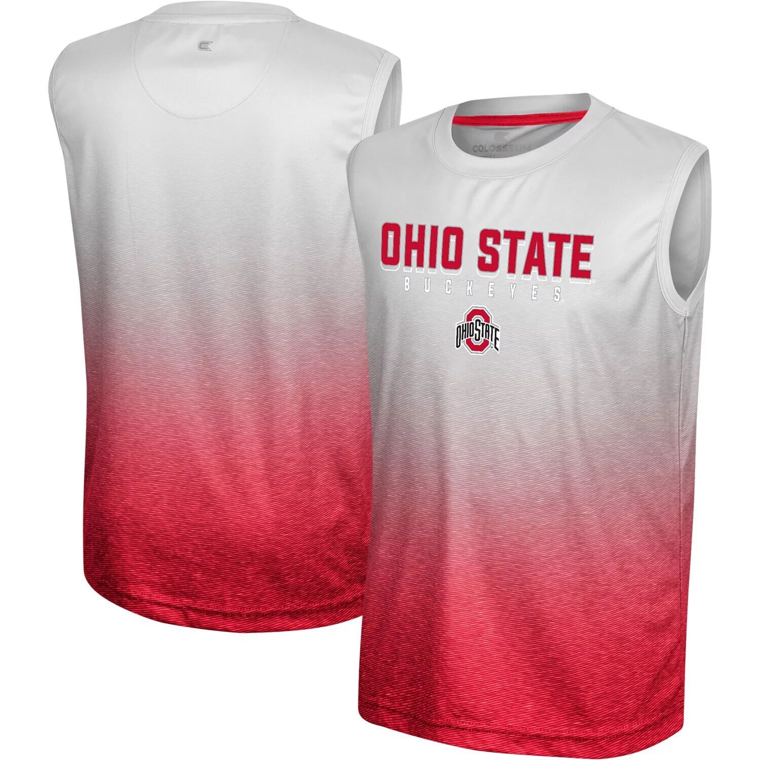 

Молодежная майка Colosseum White/Scarlet Ohio State Buckeyes Max Colosseum