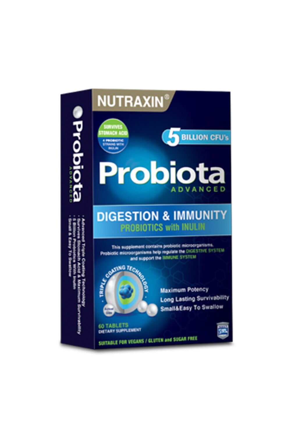 

Nutraxin Пробиотик Probiota Advanced 60 таблеток