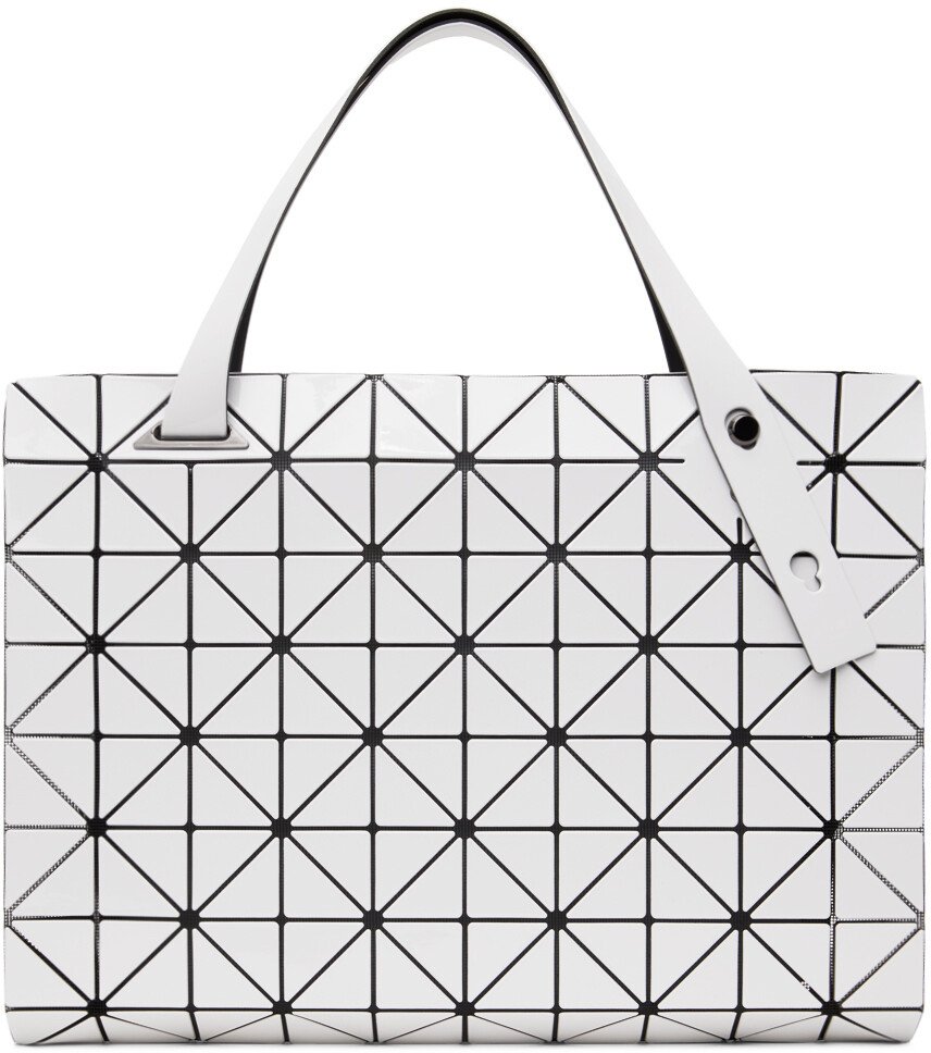 

Белая картонная сумка-тоут Bao Bao Issey Miyake, цвет White
