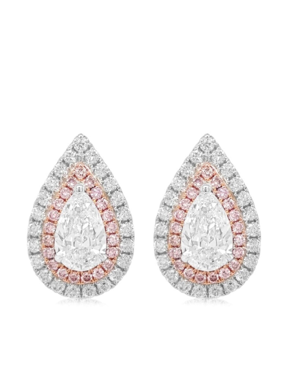 

Серьги из белого золота с бриллиантами HYT Jewelry, серебряный