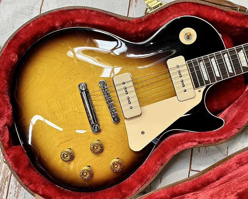 Электрогитара Gibson Les Paul Standard '50s P-90 2023 Tobacco Burst New Unplayed Auth Dlr 9lb9oz #010
