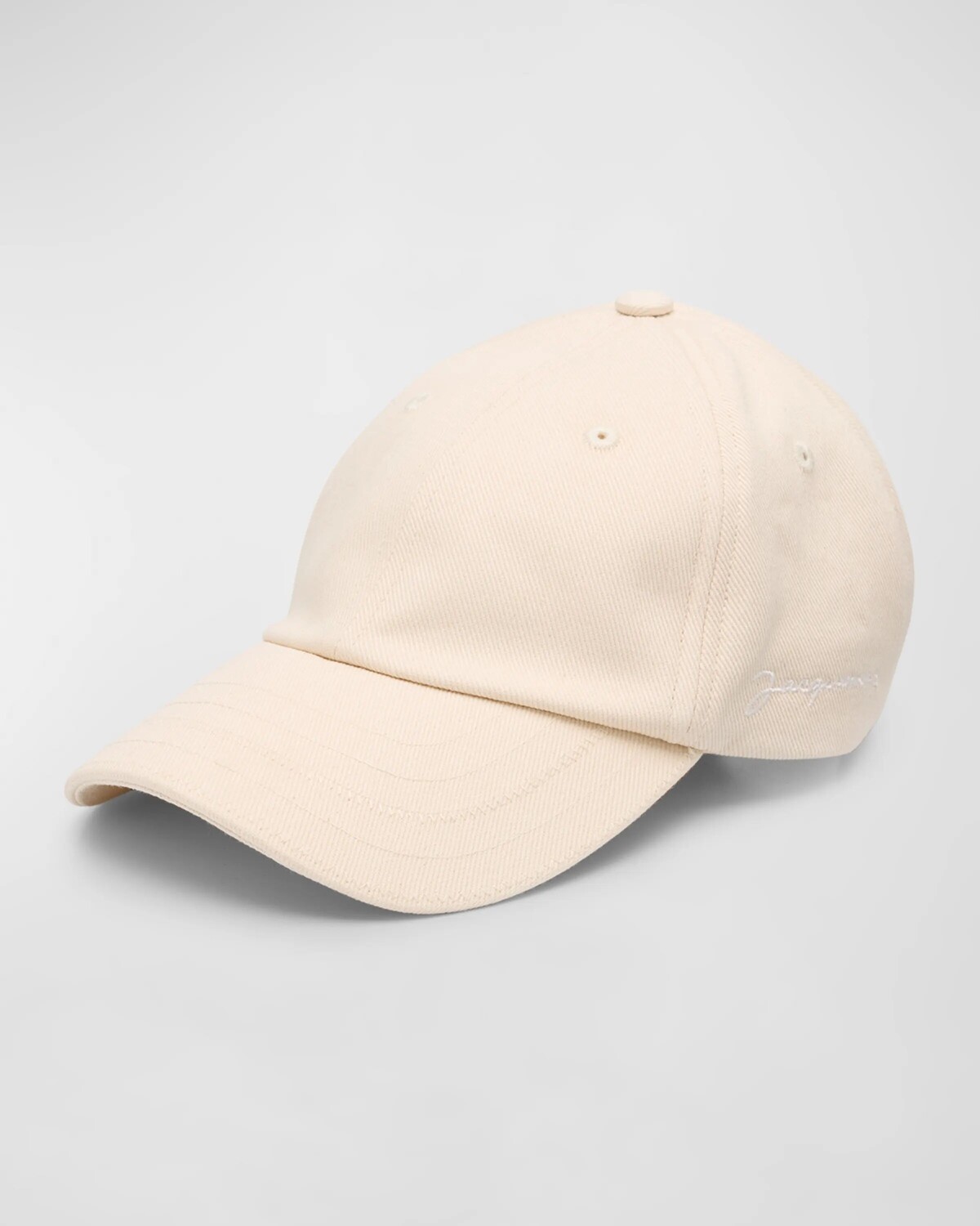 

Бейсбольная кепка с логотипом La Casquette Jacquemus, цвет Off White