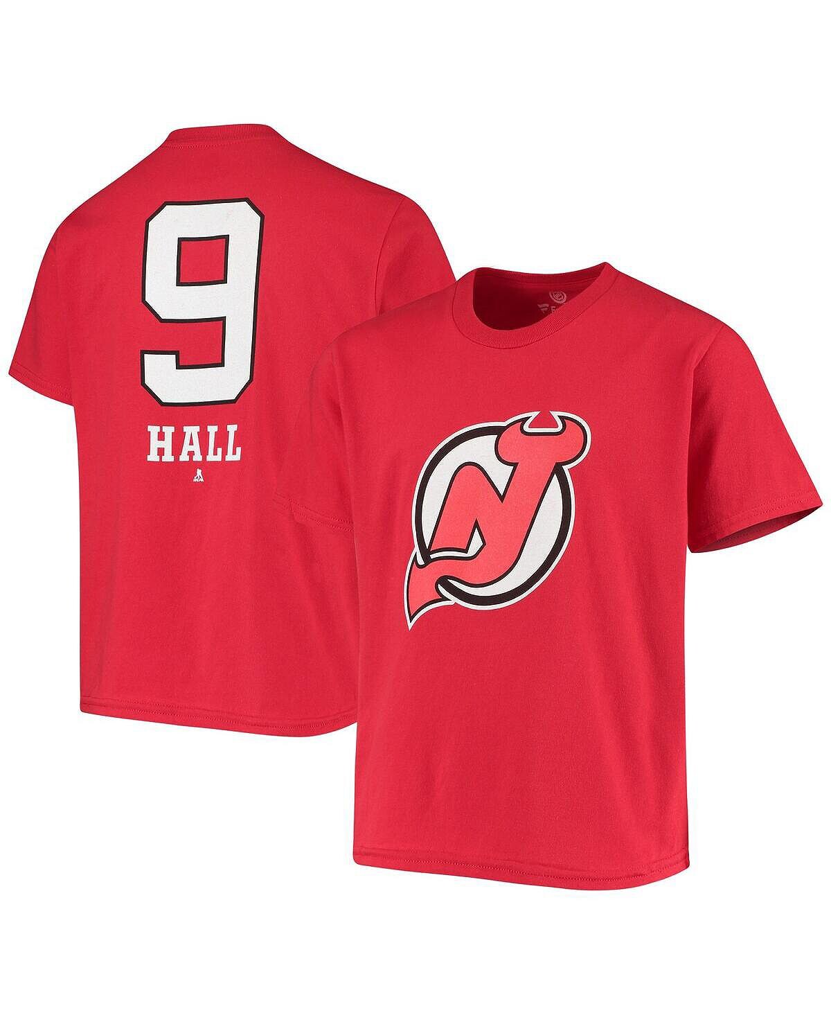 

Красная футболка Big Boys Taylor Hall с именем и номером New Jersey Devils Underdog Fanatics