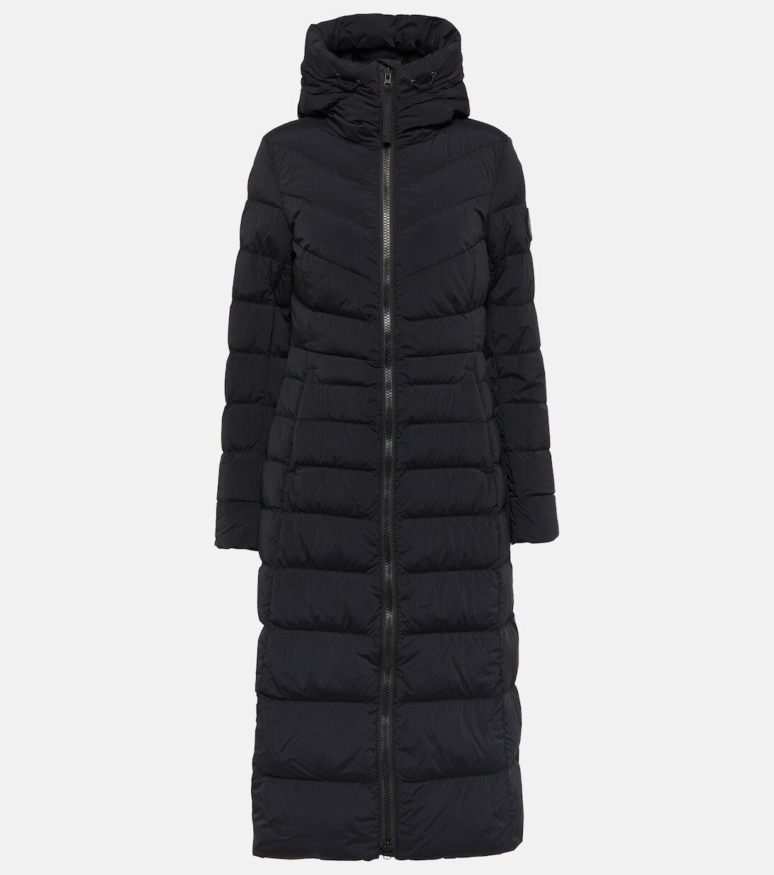 

Длинное пуховое пальто clair Canada Goose, черный